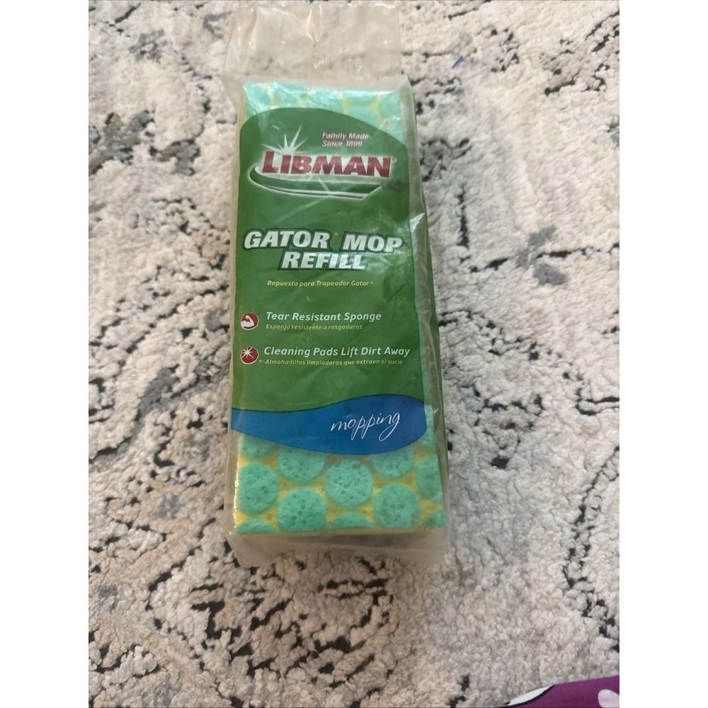 Libman Gator Mop Refill Sponge Fits 2020 Model #02021 Made in USA SEALED NEW
